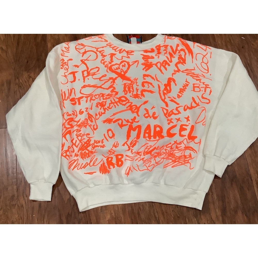 Vntg 80s KEITH HARING Aop Print VA-HO Tag Sweatshirts